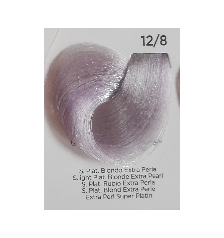 Tinta per capelli Super Platino Biondo Extra Perla 12/8 100 ml Inebrya Color - prodotti per parrucchieri - hairevolution prod...