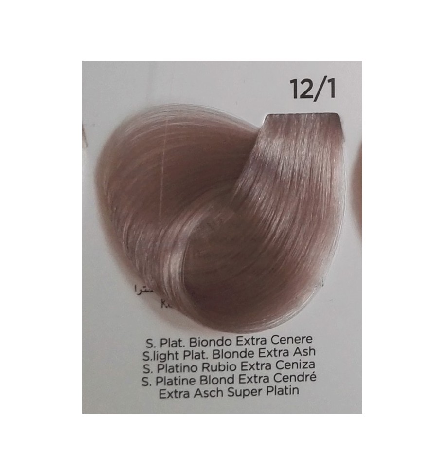 Tinta Super Platino Biondo Extra Cenere 12/1 100 ml Inebrya Color - prodotti per parrucchieri - hairevolution prodotti