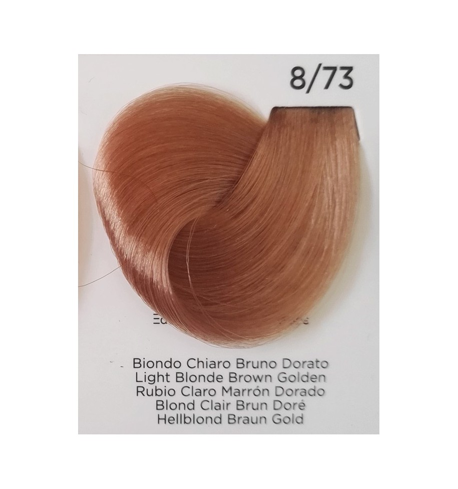 Tinta Biondo Chiaro Bruno Dorato 8/73 100 ml Inebrya Color - prodotti per parrucchieri - hairevolution prodotti