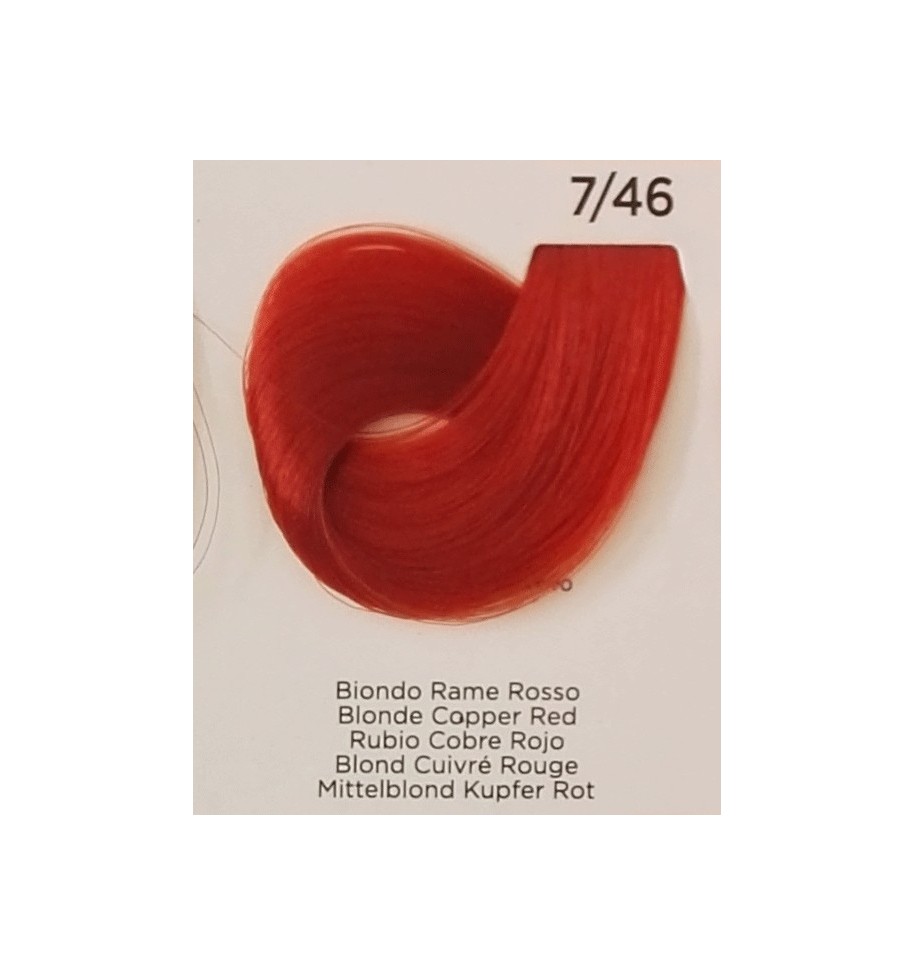 Tinta Biondo Rame Rosso 7/46 Inebrya Color - prodotti per parrucchieri - hairevolution prodotti