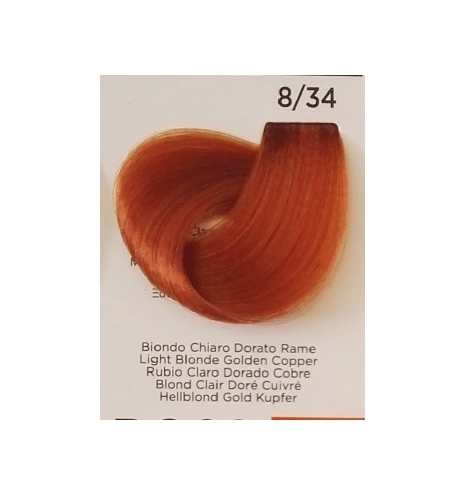 Tinta Biondo Chiaro Dorato Ramato 8/34 Inebrya Color - prodotti per parrucchieri - hairevolution prodotti