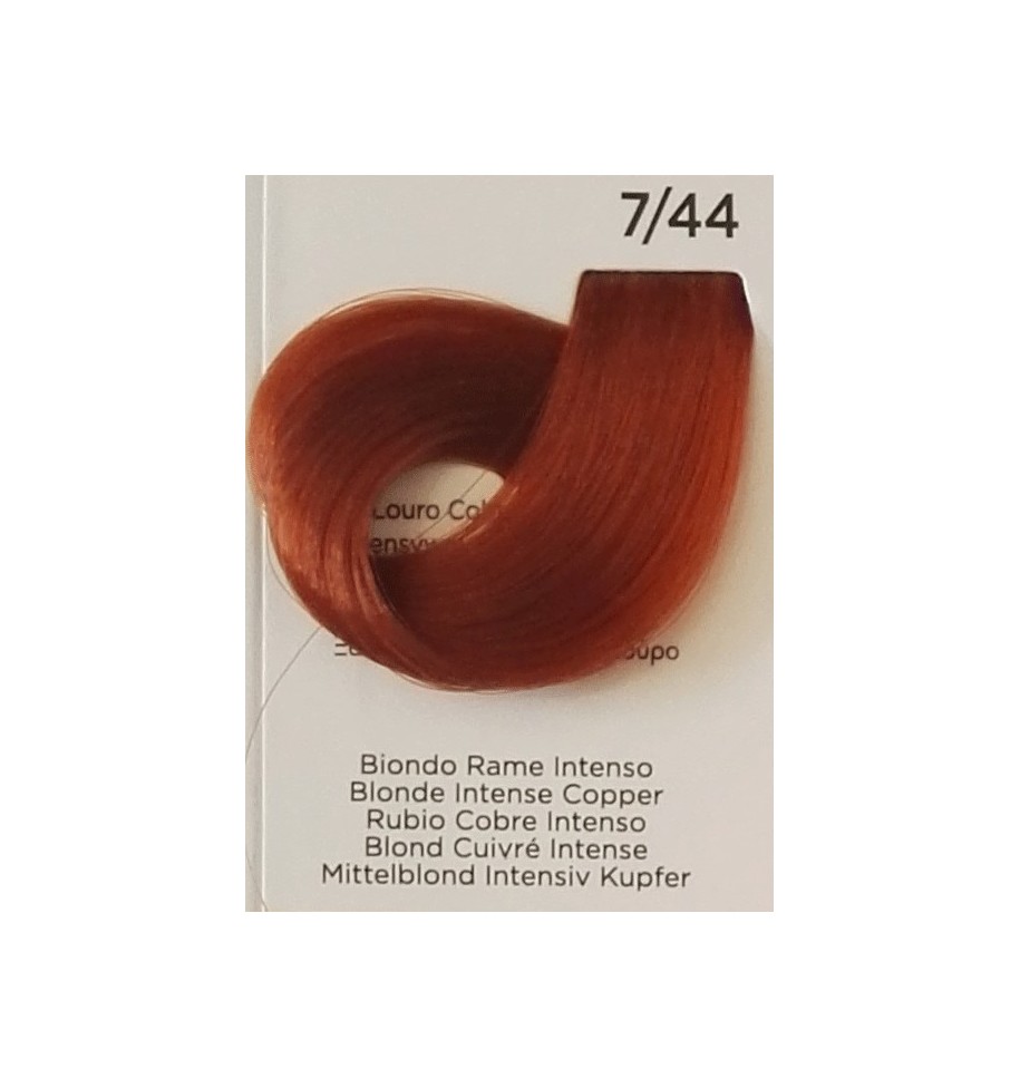 Tinta per capelli Biondo Rame Intenso 7/44 Inebrya Color - prodotti per parrucchieri - hairevolution prodotti