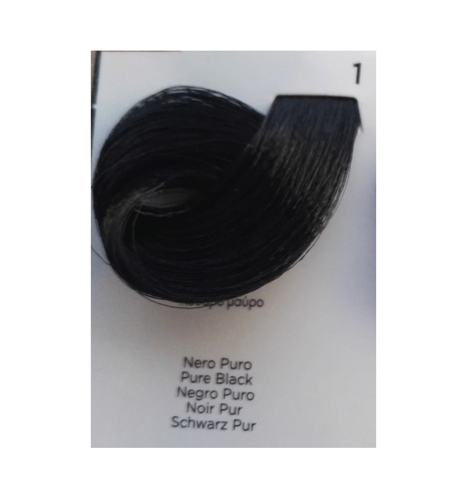 Tinta per capelli Nero Puro 1 100 ml Inebrya Color - prodotti per parrucchieri - hairevolution prodotti