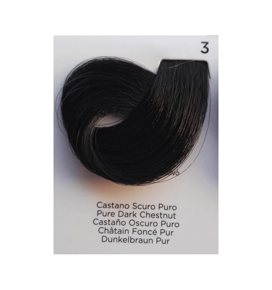 tinta castano scuro puro 3 100 ml inebrya color - prodotti per parrucchieri - hairevolution prodotti