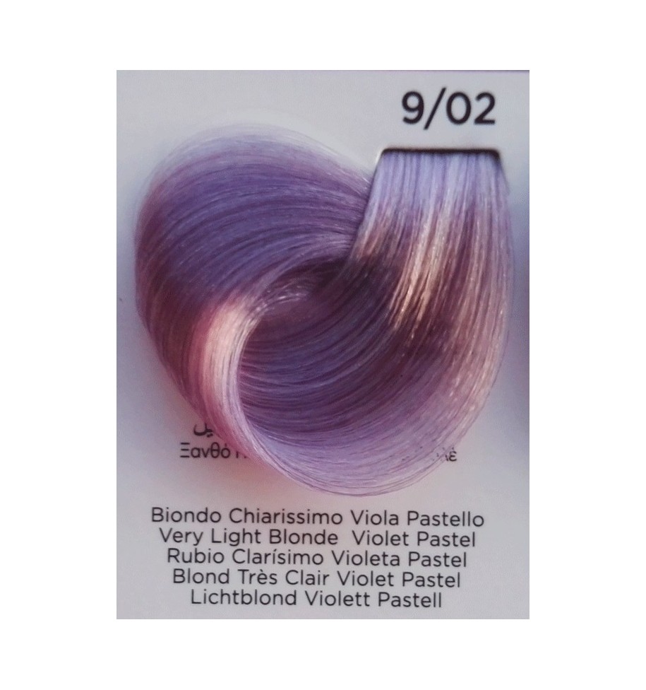 Tinta Biondo Chiarissimo Viola Pastello 9/02 100 ml Inebrya Color - prodotti per parrucchieri - hairevolution prodotti