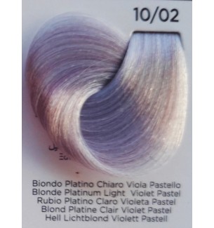 Tinta Biondo Platino Chiaro Viola Pastello 10/02 100 ml Inebrya Color - prodotti per parrucchieri - hairevolution prodotti